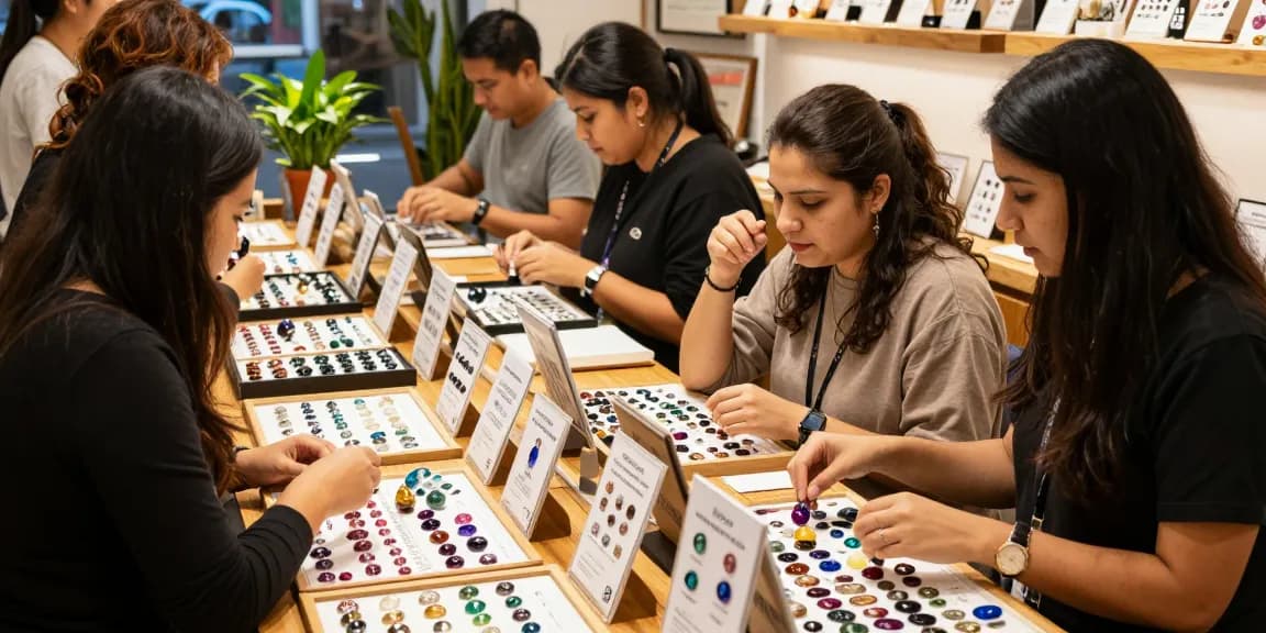 Explore high-quality gemstones at https://www.mygemspot.com in a vibrant marketplace.