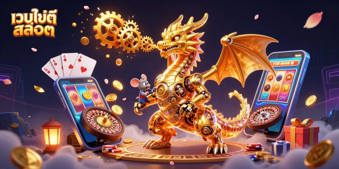 สนุกที่เว็บไซต์สล็อต ด้วยการเล่นเกมสล็อตที่น่าตื่นเต้น พร้อมเต็มไปด้วยเหรียญทองและสัญลักษณ์โชคดี