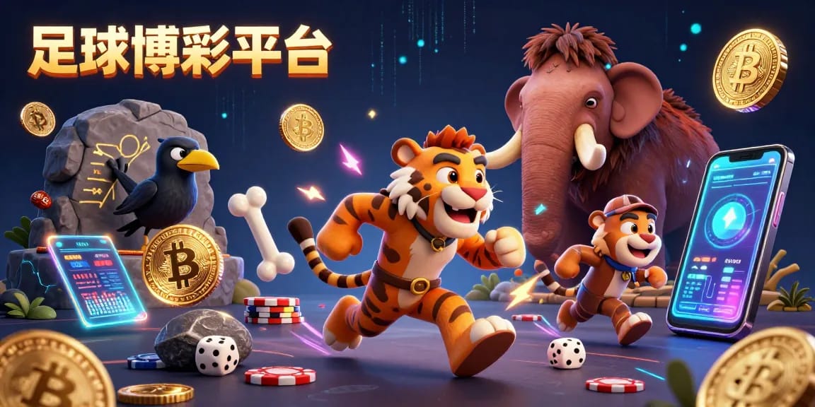 足球博彩平台展示了生動的場景,洞穴裡的賭博活動結合了數位貨幣與古代元素、豐富的娛樂體驗。