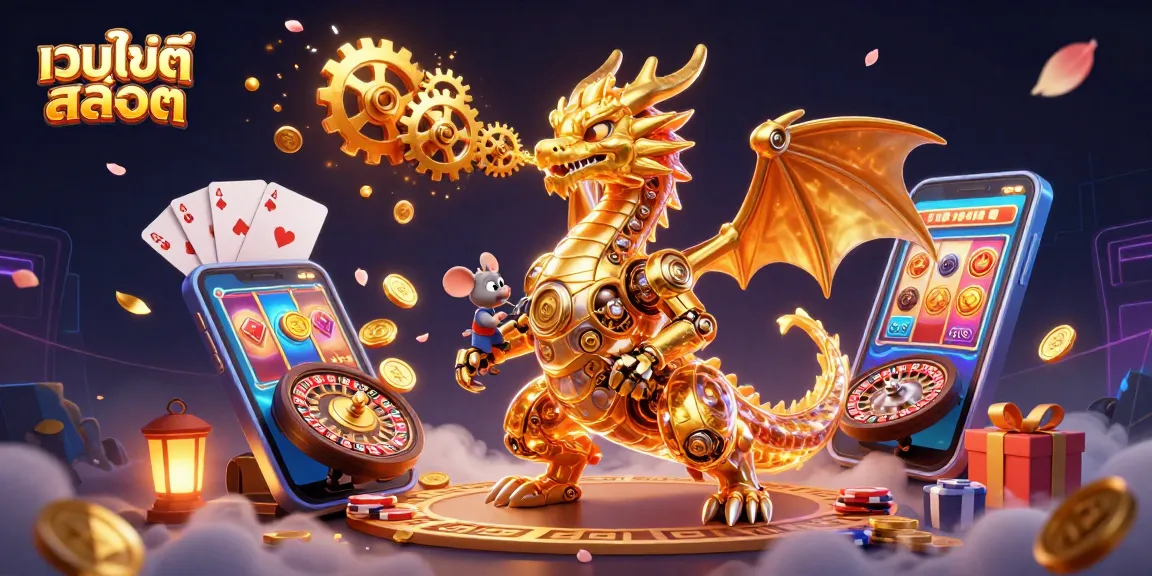 สนุกที่เว็บไซต์สล็อต ด้วยการเล่นเกมสล็อตที่น่าตื่นเต้น พร้อมเต็มไปด้วยเหรียญทองและสัญลักษณ์โชคดี