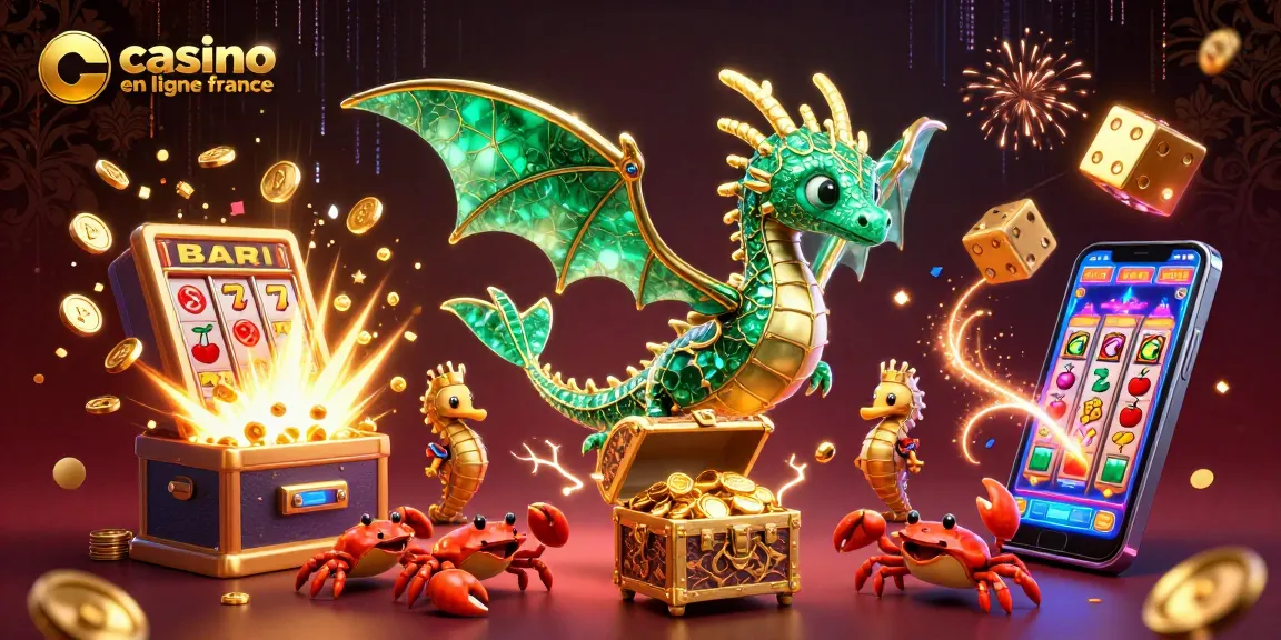 Jouez et découvrez l'univers du casino en ligne France avec cette illustration dynamique.