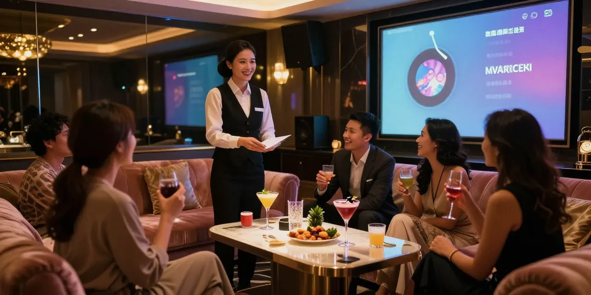 강남블랜딩쩜오의 고급스러운 분위기에서 고객을 맞이하는 매니저의 모습