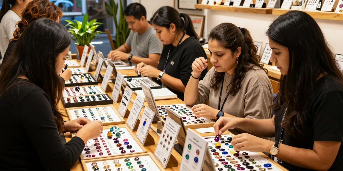 Explore high-quality gemstones at https://www.mygemspot.com in a vibrant marketplace.
