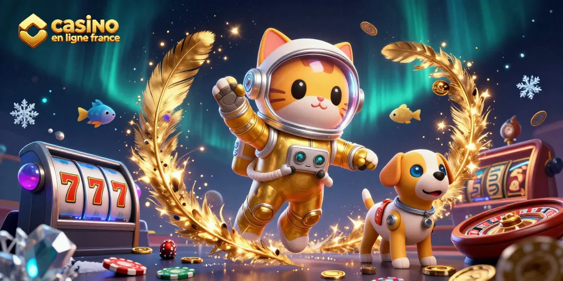 Jouez au casino en ligne France avec des personnages animés et des éléments de jeu vibrants.