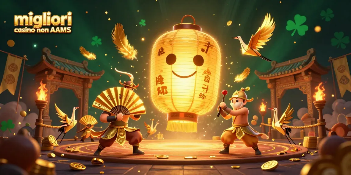 Scopri i migliori casino non AAMS con offerte e promozioni esclusive in un'illustrazione vivace.