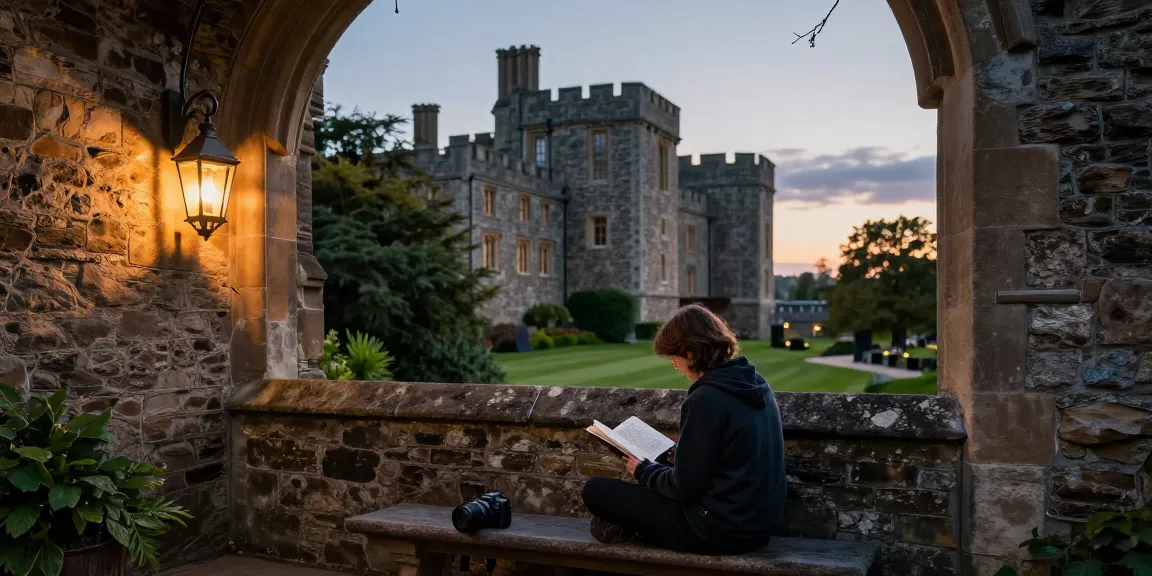 Experience the rich heritage at https://tyntescastle.com with a cozy reading scene at Tynte's Castle.