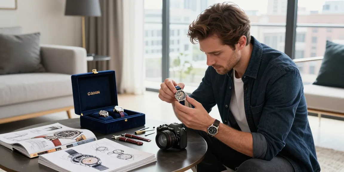 Replica watches displayed in a sophisticated urban setting, highlighting luxury and craftsmanship.