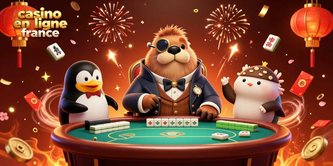 Jouez à des jeux captivants dans un casino en ligne France avec une scène de poker animée.