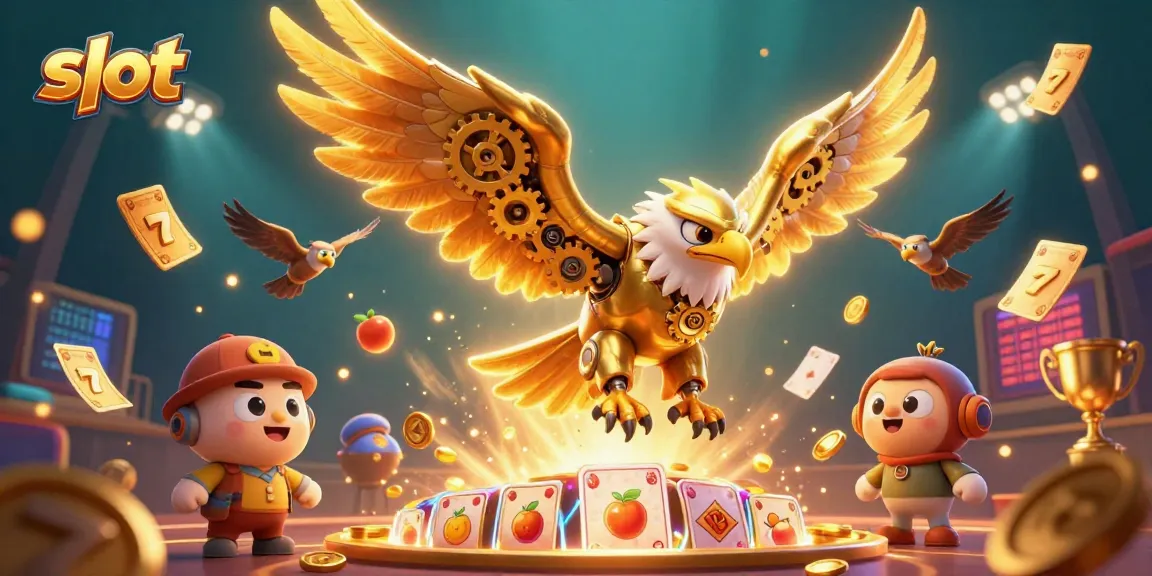 Slot yang menarik dengan gulungan slot dan simbol buah yang dinamis.