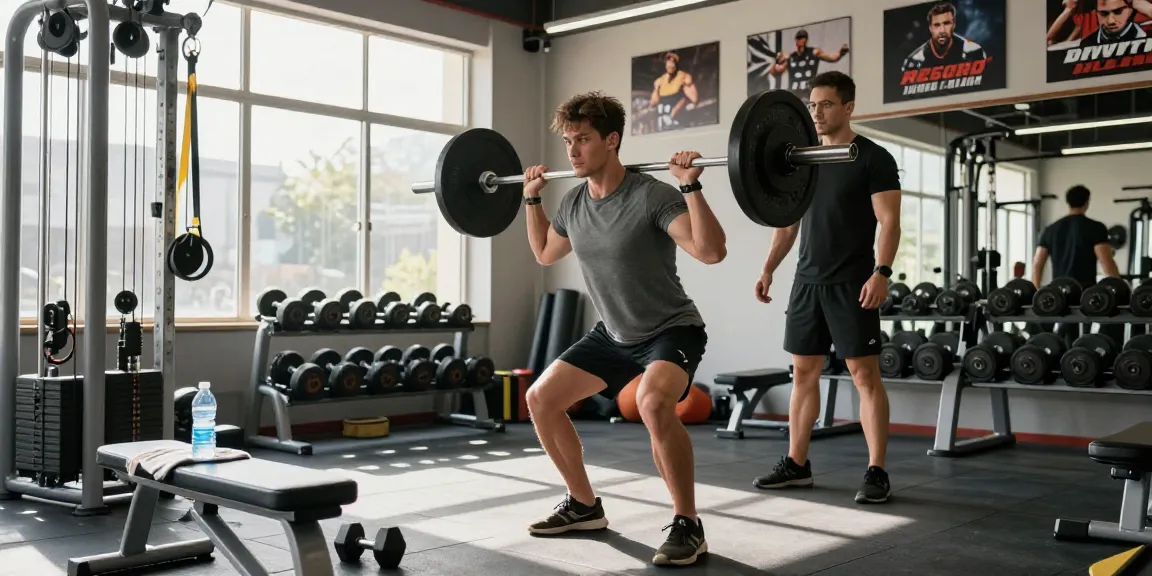 Astera Steroids Shop - Male athlete training in a gym, focusing on strength and conditioning for bodybuilding.