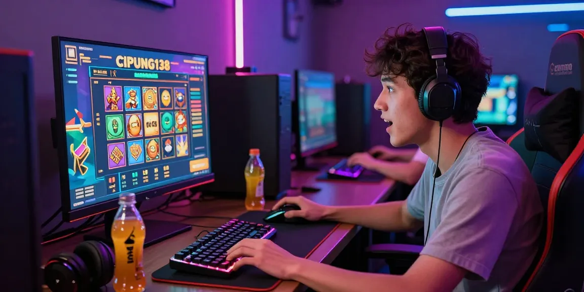 Pengalaman bermain slot di CIPUNG138 dengan kualitas putaran terbaik, pemain menikmati permainan di area gaming modern.