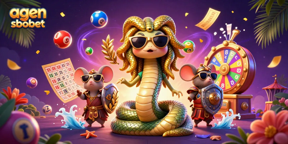 Engage in exciting gaming with agen sbobet featuring vibrant lottery elements and dynamic characters.