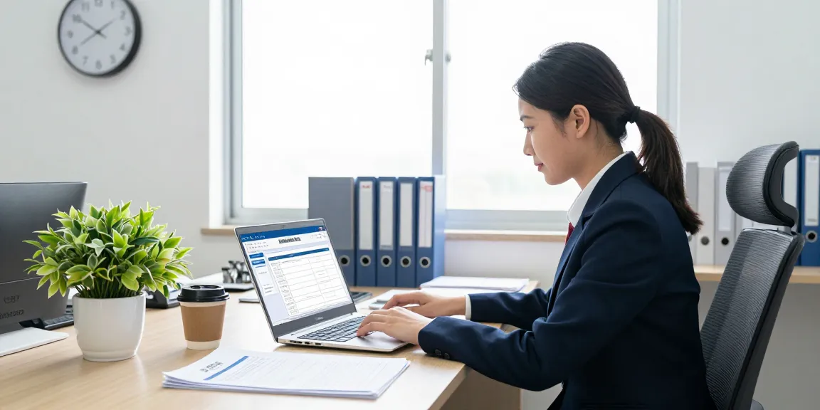 Best platform for your goverment documents rtps 4 in a bright office with a civil servant working on document submissions.
