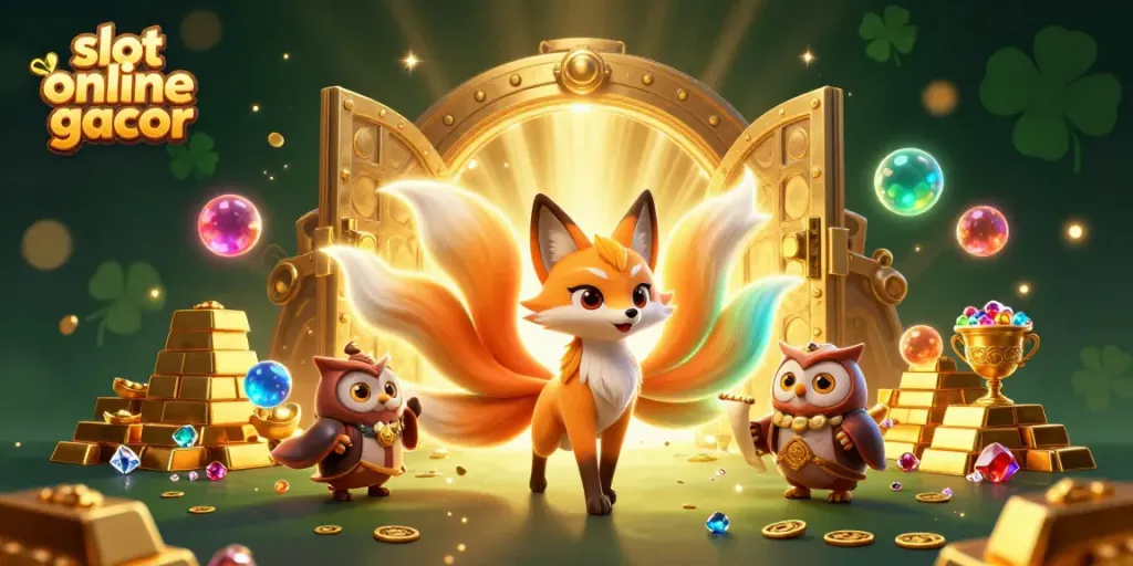 Menangkan bonus jackpot di slot online gacor dengan karakter ceria dan simbol keberuntungan.