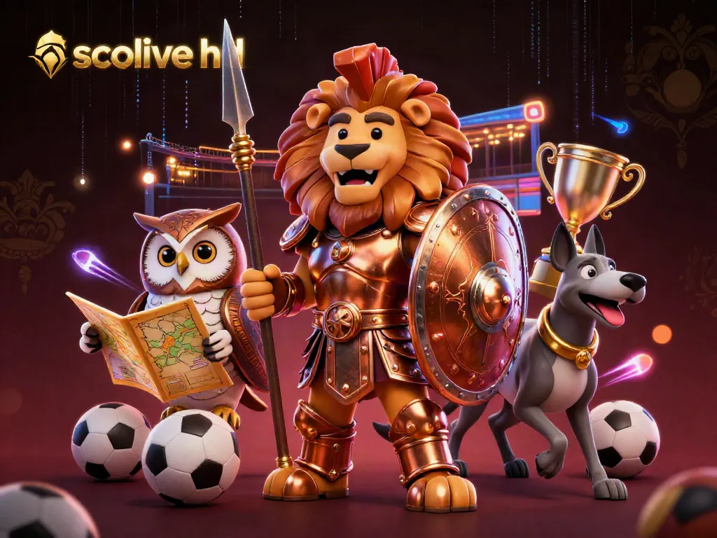 Socolive hd brings thrilling sports betting experiences with dynamic characters in a vibrant 3D scene.