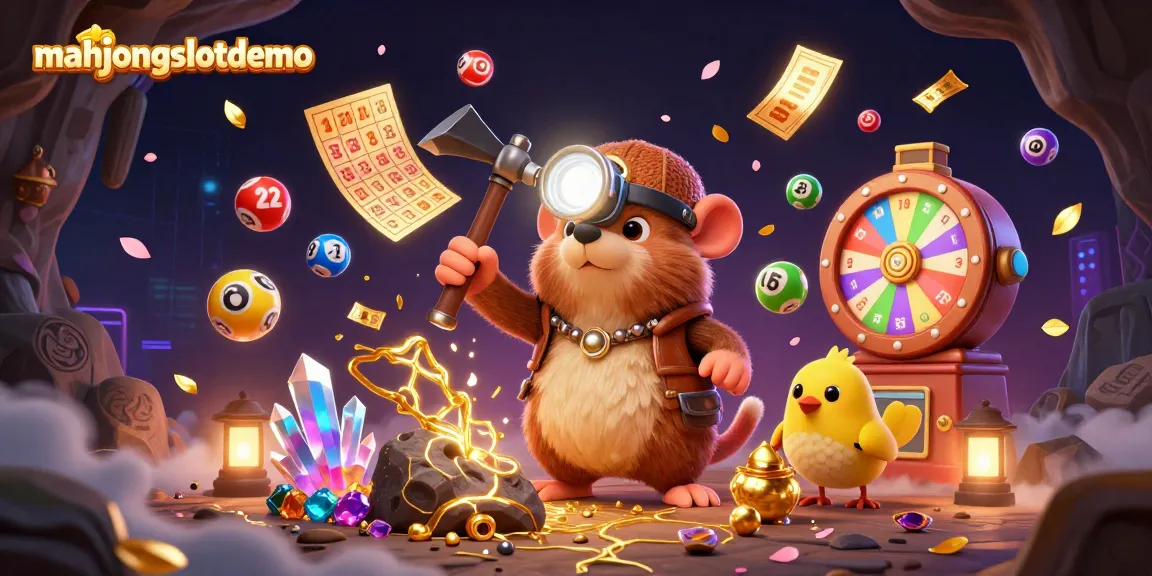 Engage with the mahjongslotdemo adventure featuring a treasure hunter and dynamic casino elements.