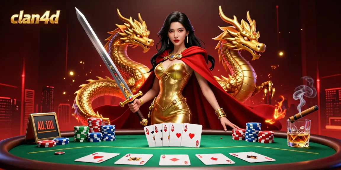 Join the thrilling action of clan4d as you play poker and embrace the ultimate gaming experience.