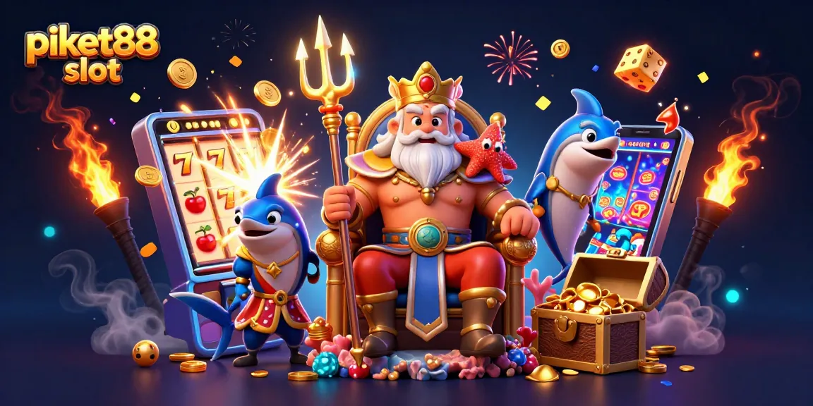 Spin to win big with piket88 slot as Neptune and friends celebrate jackpots!