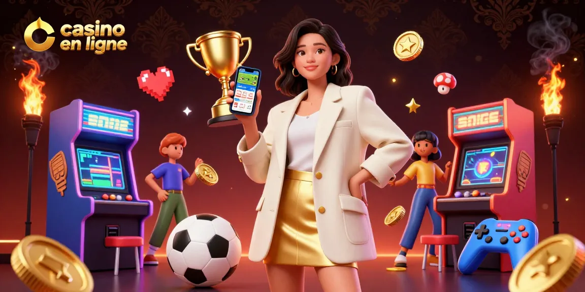Play exciting games at casino en ligne with a beautiful Asian woman showcasing a sports betting app.