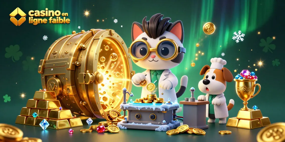 Découvrez notre illustration 3D sur un casino en ligne fiable, mettant en scène le jeu et l'excitation.