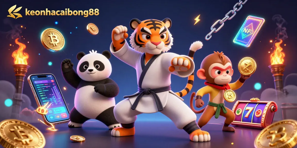 Engage with the thrilling keonhacaibong88 scene featuring a kung fu tiger and gambling elements for maximum excitement.