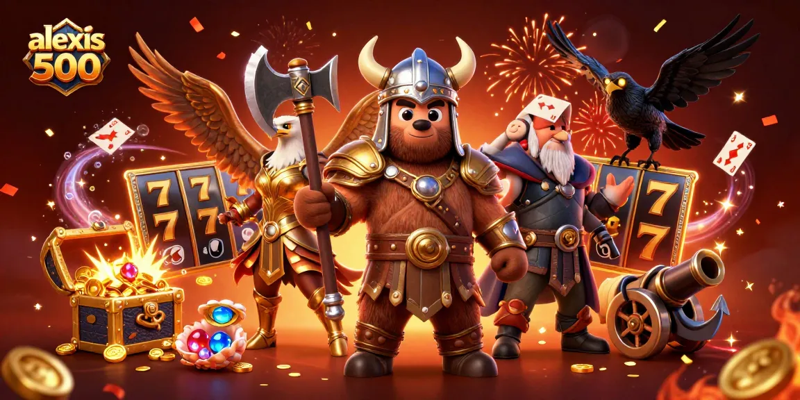 Engage with alexis 500 as Viking and Valkyrie characters embrace a world of lively slots and treasure.