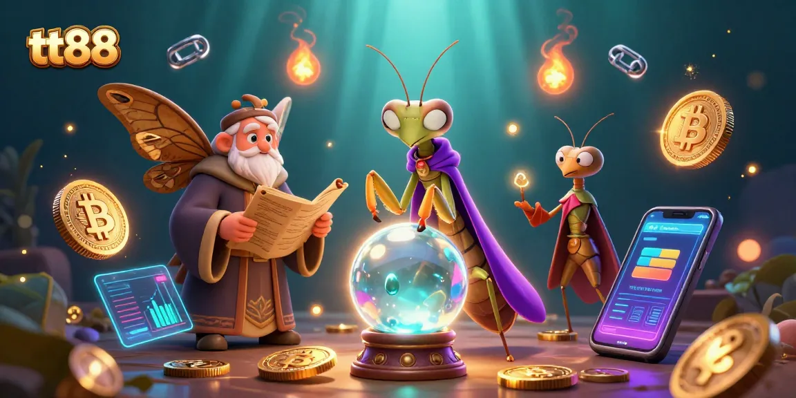 Engage with tt88's dynamic online casino experience featuring vibrant characters and exciting game elements.