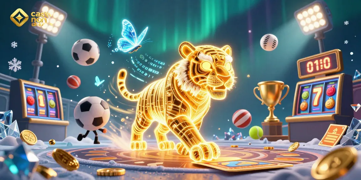 Gioca responsabilmente in casinò non AAMS con l'energia di un tigre dorato e elementi di gioco dinamici.