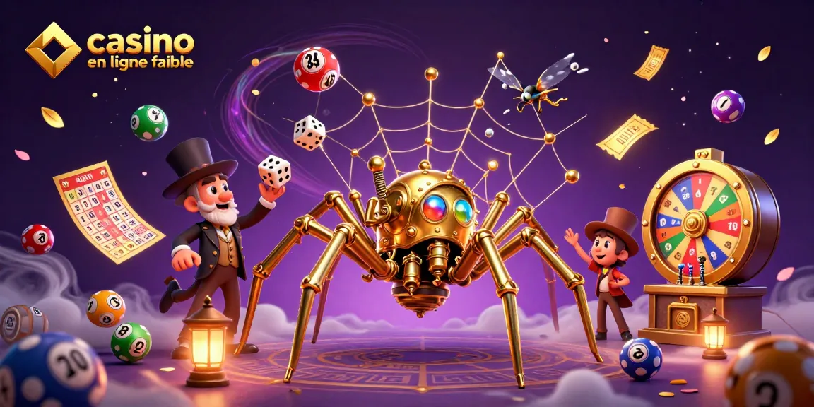 Gagnez à des jeux passionnants sur un casino en ligne fiable, avec une ambiance cartoon et des éléments de loterie.