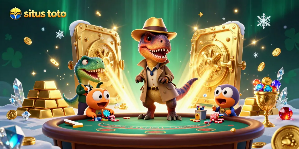 Engage with situs toto and experience thrilling 4D lottery adventures with colorful visuals and animated characters.